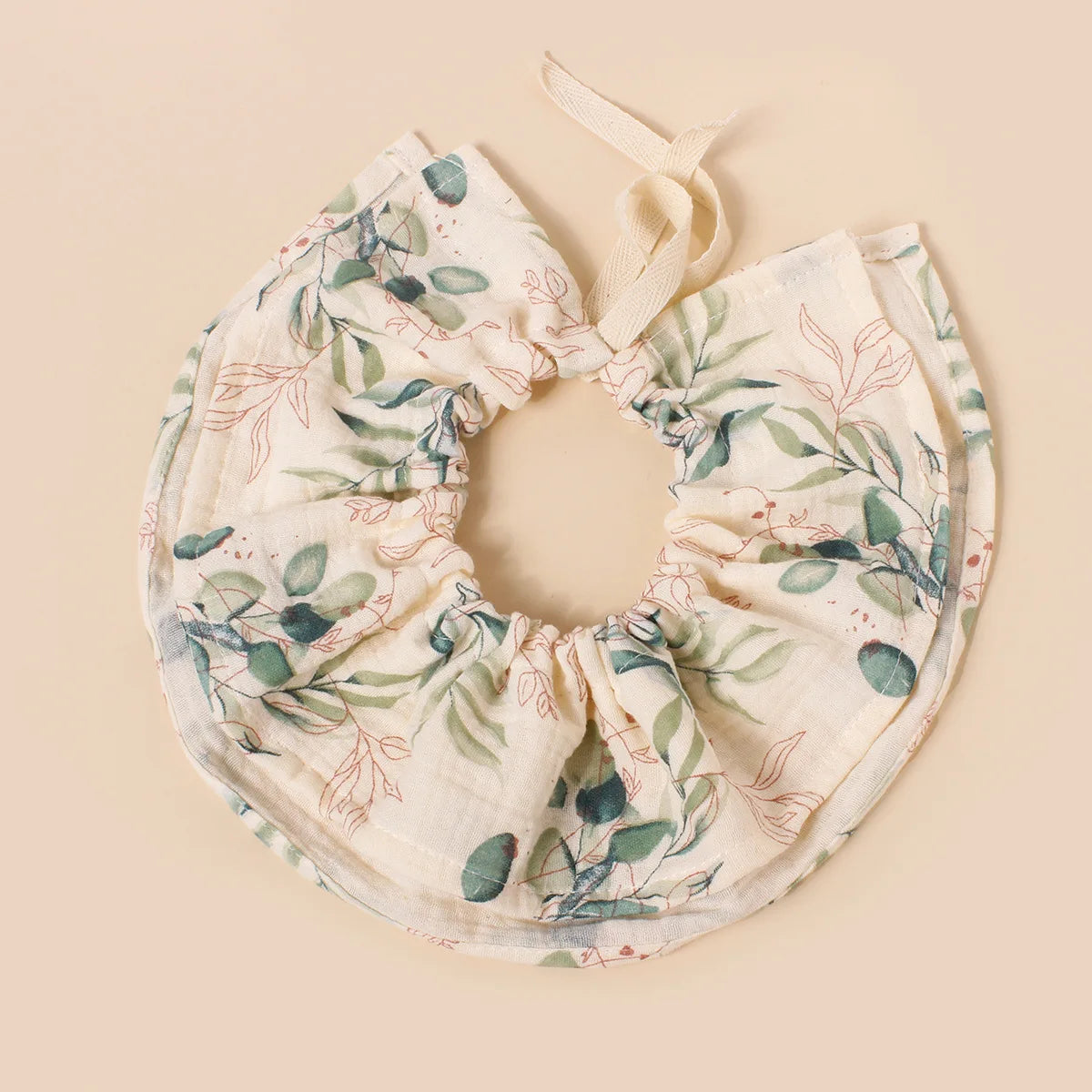 Cotton Gauze Lace Up Baby Bibs New Print Saliva Towel Newborn Burp Cloths Bandana Scarf for Boys Girls Feeding Drool Bib Summer