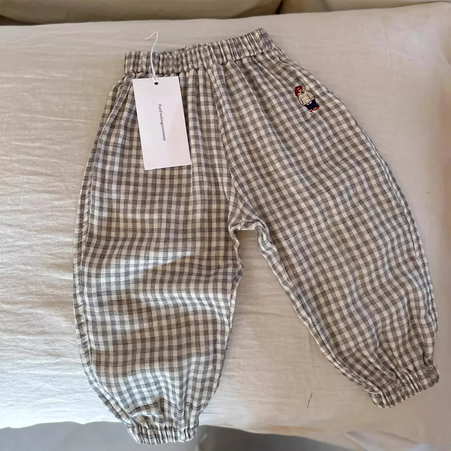 Cotton Versatile Kid Pantalons Casual Fashion Trousers Baby Pants Newborn Toddlers Autumn Spring Summer Soft Muslin Clothes Pant