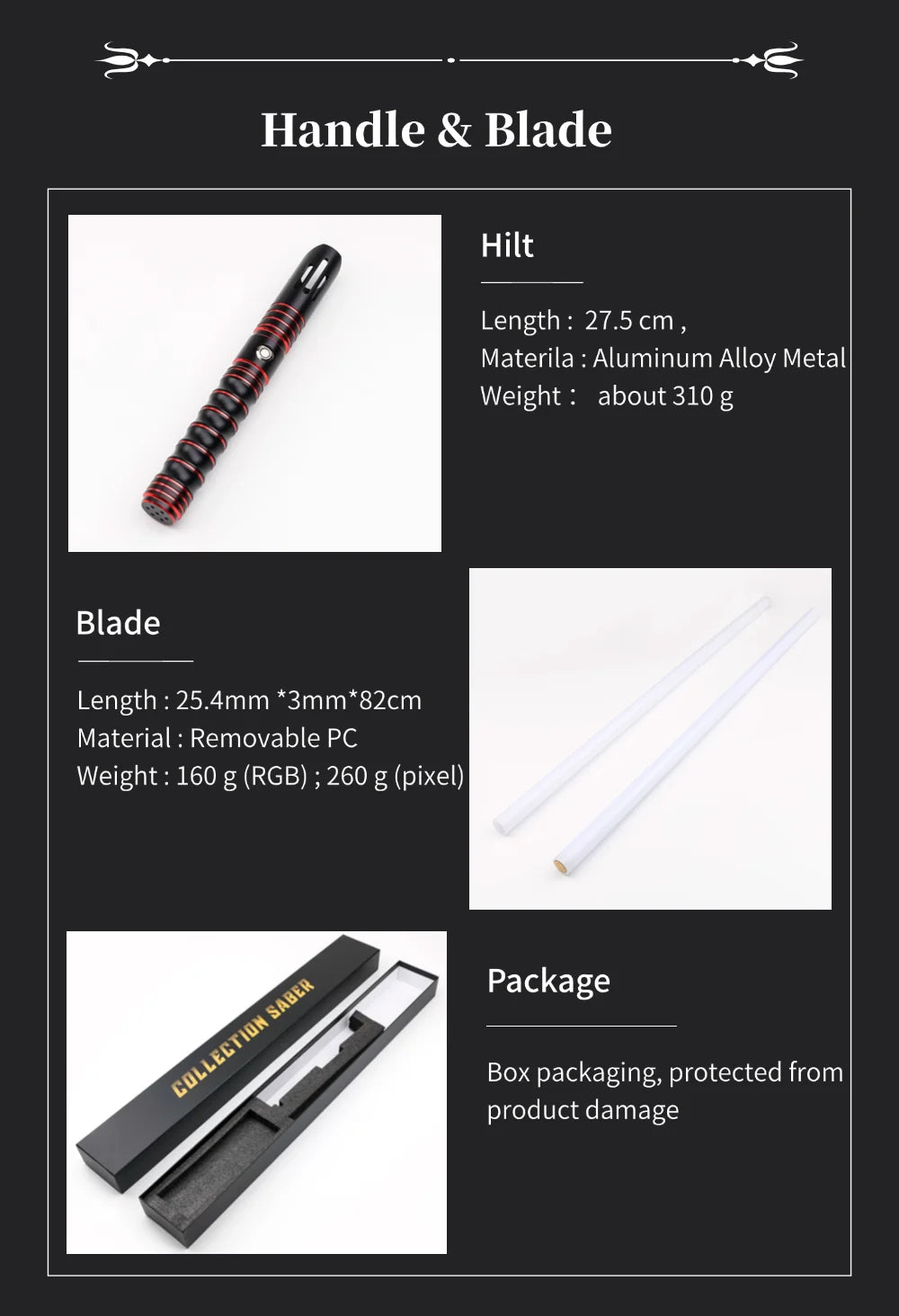 TXQSABER RGB Lightssaber Metal Hilt 12 Color Changing and Sounfonts FOC Lock Up Light Saber Cosplay Toys Blaster Laser Swords