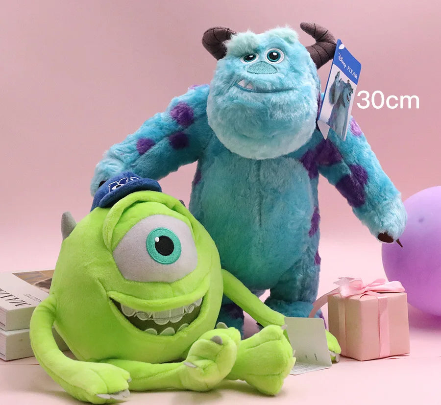 Disney Kawaii Sulley Mike Wazowsky Monsters University Stuffed Plush Animals Toy Sets Cute Pixar Doll For Boy Girl Birthday Gift