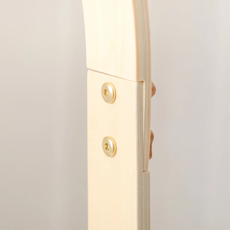 Baby Montessori Wooden Gym Frame Rattle Toys Newborn Mobile Hanging Sensory Toys Foldable Play Gym Frame Kid Holder Bracket Gift