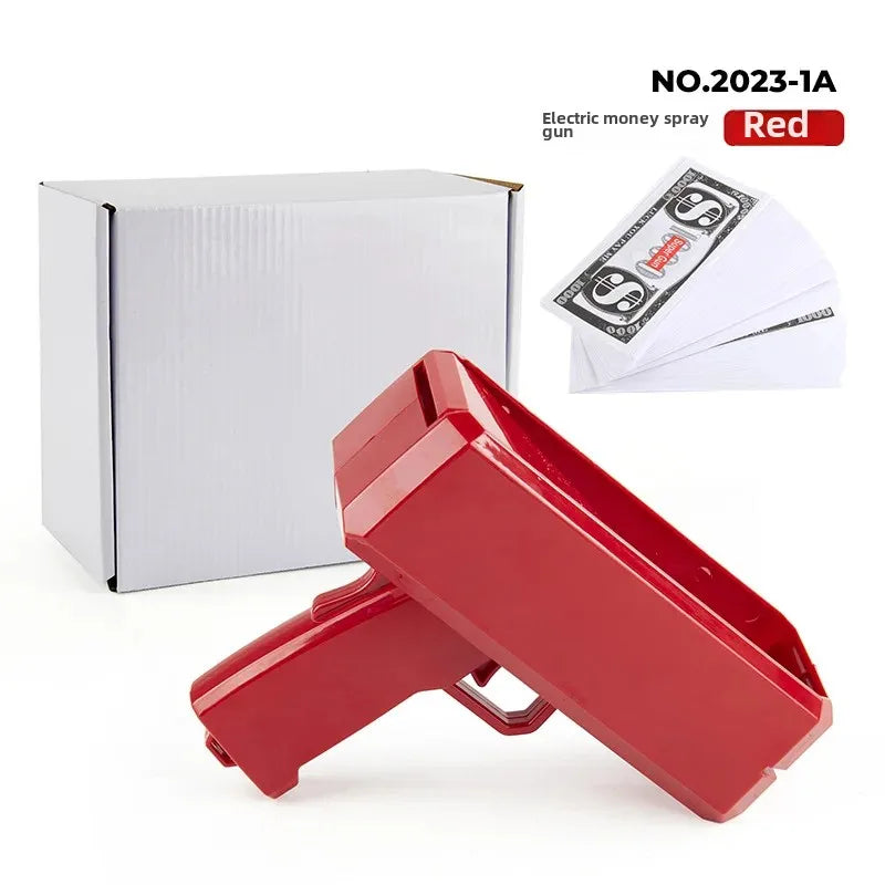 Novel Money Spray Gun Toy For Parties Weddings Gold Dollar Bill Shooter Fun Interactive Game Showers Of Cash
