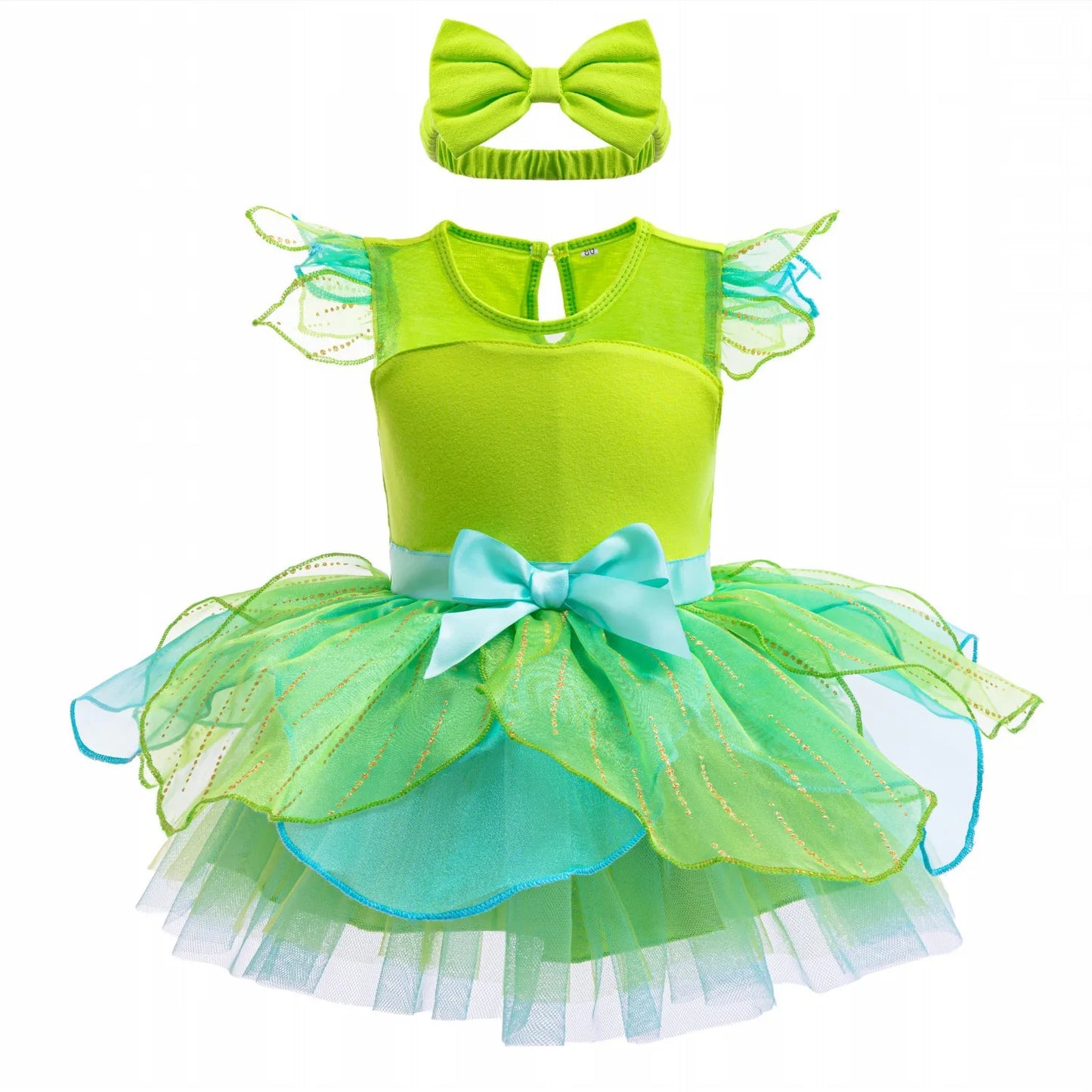 Little Girl Crawling Clothes Disney Movie Princess Role-playing Costume Baby Cute Cotton Jumpsuit Toddlers Birthday Dress
