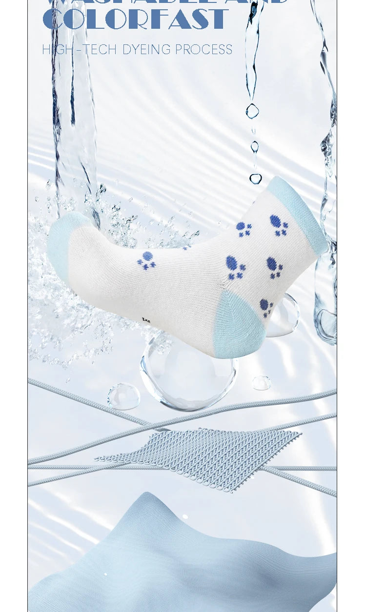 10 Pairs Baby Socks Newborn Baby Boy Girls Infant Cute Cartoons Fashion Soft Cotton Short Socks For 0-3 Years Kid's Socks