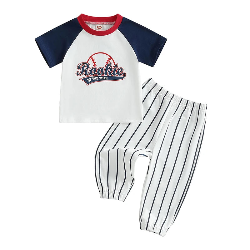 Toddler Boy Birthday Outfit Football Number Print Short Long Sleeve T-shirts Camouflage Long Pants 2 Pcs Set