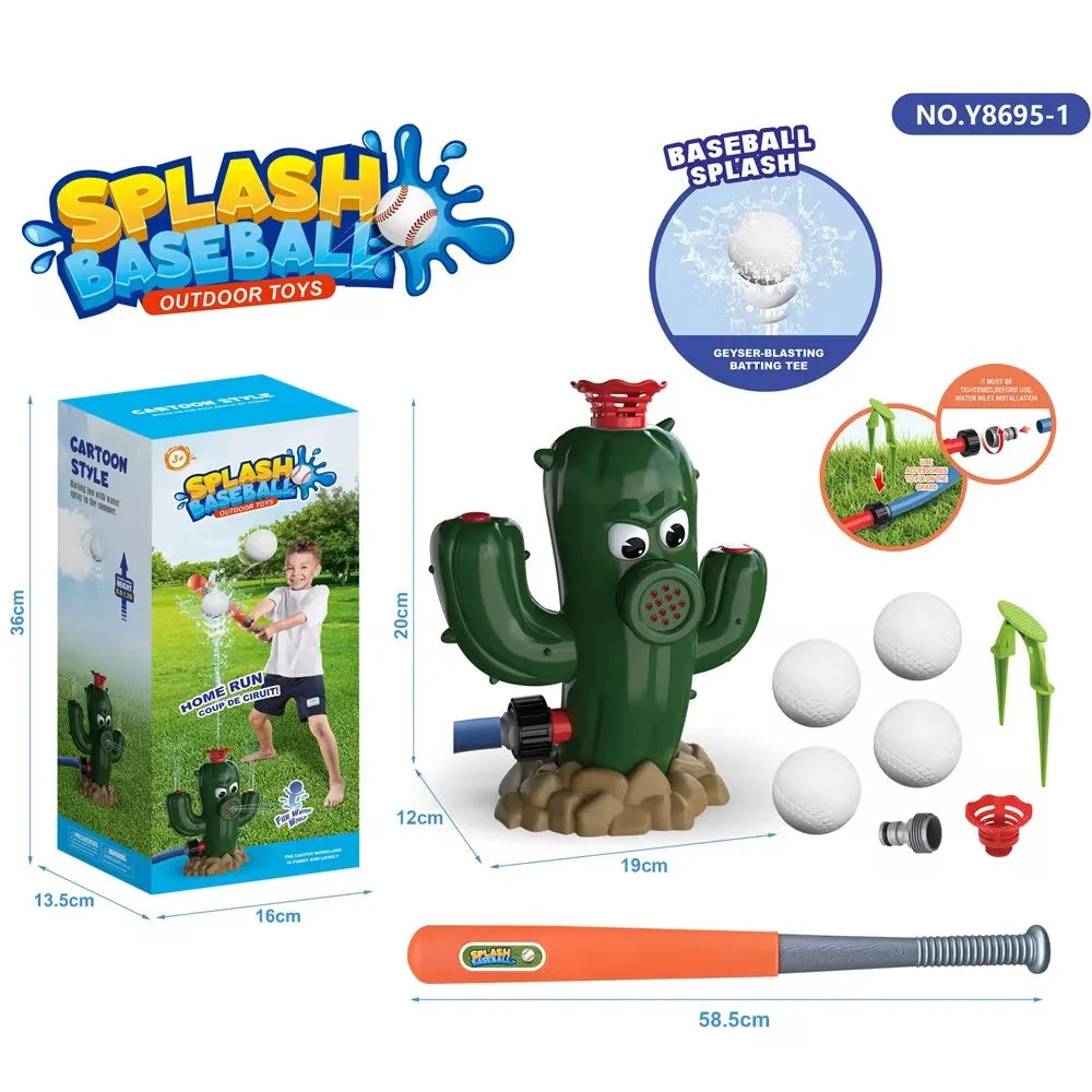 Hydrant Sprinkler Outdoor Water Spray Toy Backyard Garden Water Toys Summer Yard Cartoon Splash Sprinkler Baby Bath Toy for Kids