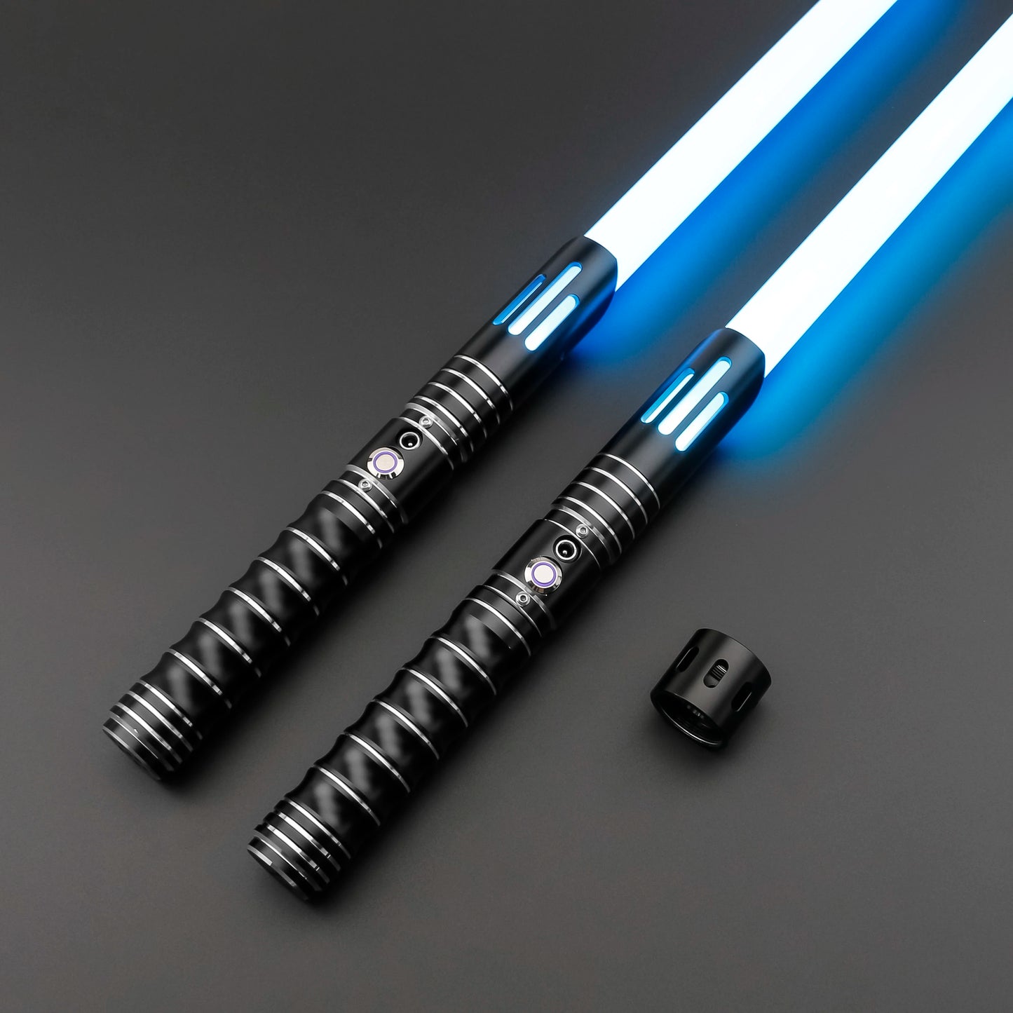 TXQSABER RGB Lightssaber Metal Hilt 12 Color Changing and Sounfonts FOC Lock Up Light Saber Cosplay Toys Blaster Laser Swords
