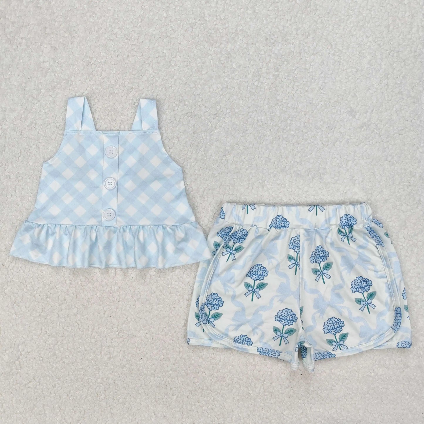 3.20 y NEW stock Baby Girls Summer Clothing Wholesale Boutique Embroidery MAMA'S GIRL Flower Pattern Pink Shorts set