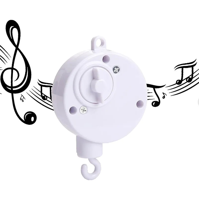 Baby Wooden Bed Bell Bend Bracket Mobile Hanging Rattles Toys Newborn Music Box Holder Bracket Infant Crib Toy Arm Bracket Gifts