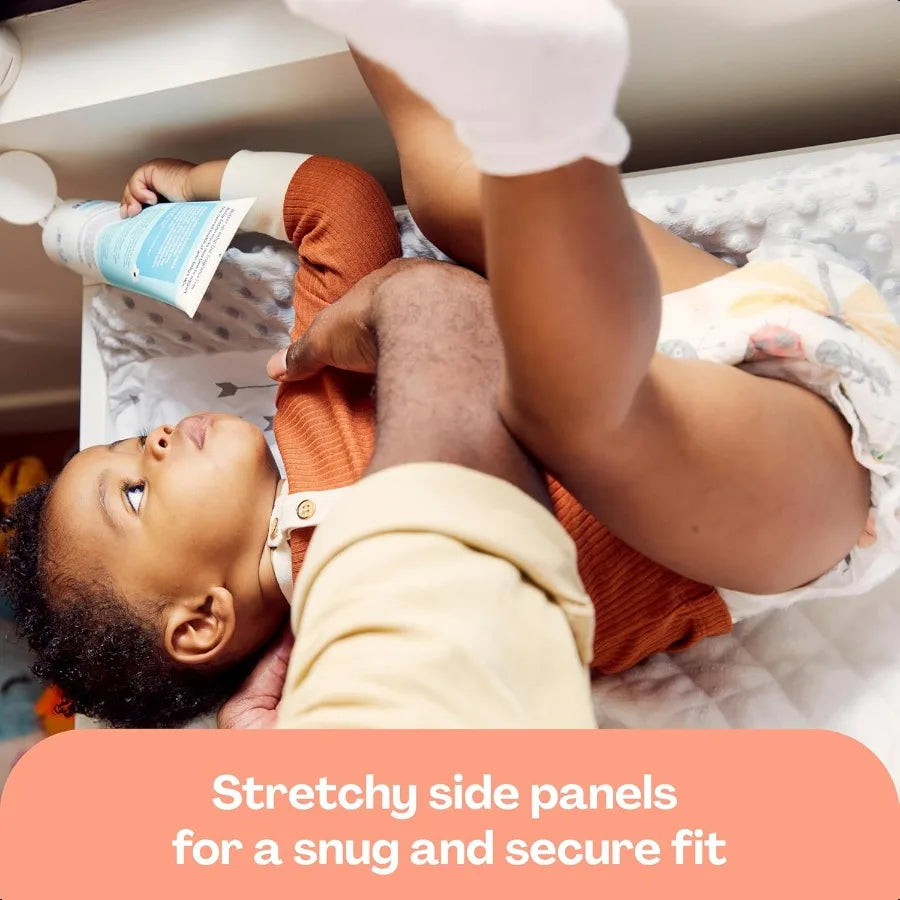 Premium Newborn Diapers Honeysuckle Designs 76ct Club Box Hypoallergenic and Extra Absorbent