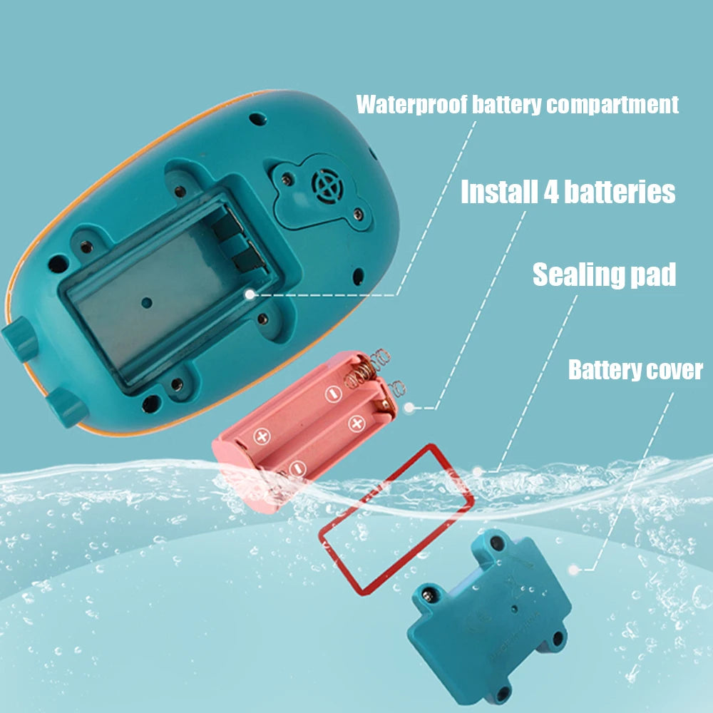Toddler Toys Gifts Baby Bath Toys Cute Duck Electric Water Spray Bathroom Bathing Toys Kids Bath And Shower Bathtubs Interactive