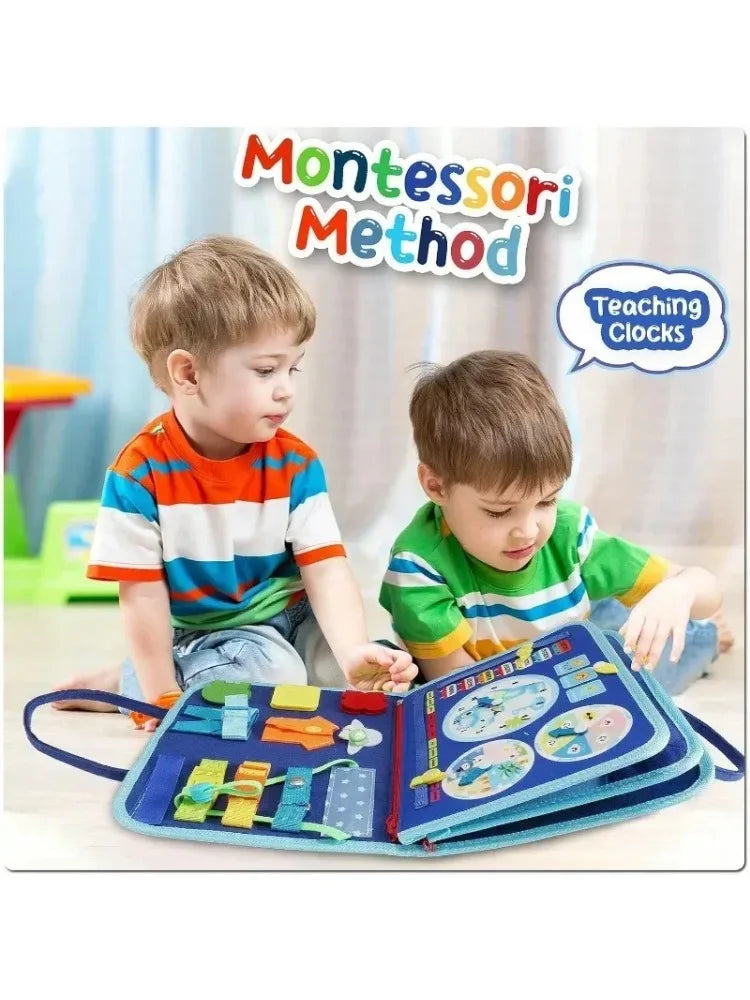 control future Busy Board Toddlers Sensory Activity Montessori Toys 1 Year Old Boy Airplane Travel Essentials Kids Ages 1-3 Road