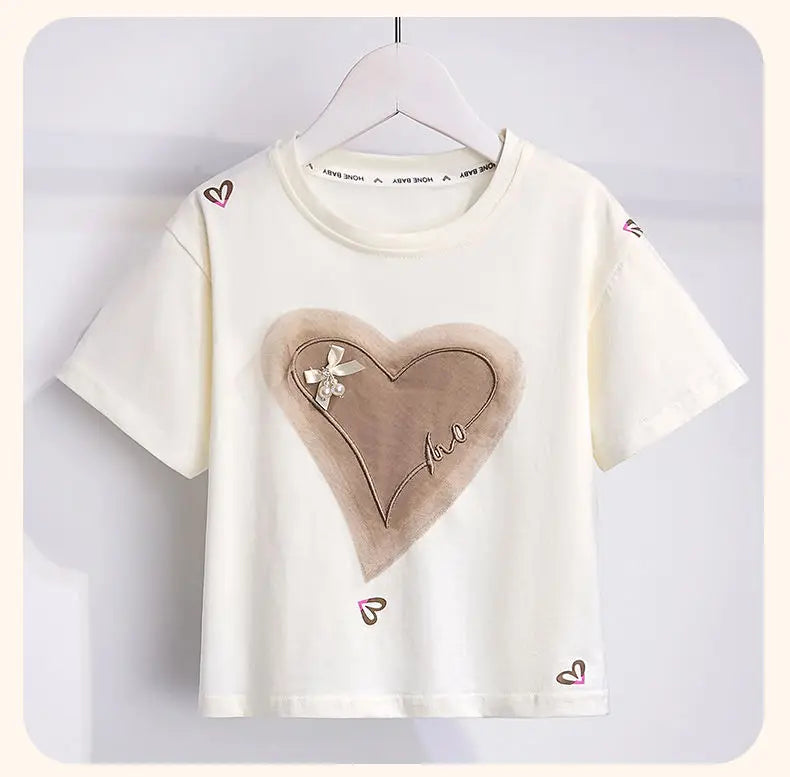 Outdoor Clothes for Children Girls's Sets Set 10 12 Years Children's Fashion with Letters Kids Korean Children's Clothes 2025