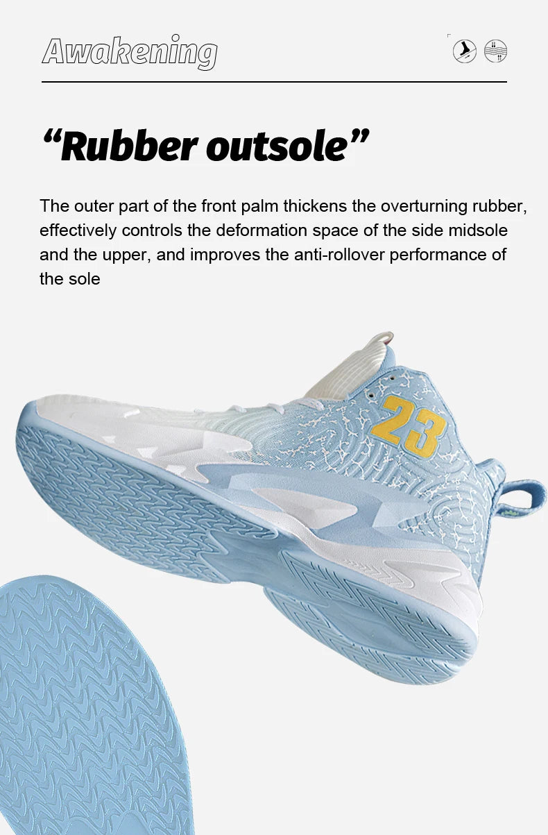 Basketball Shoes Breathable   Non Slip Outdoor Fashion Unisex Sneakers