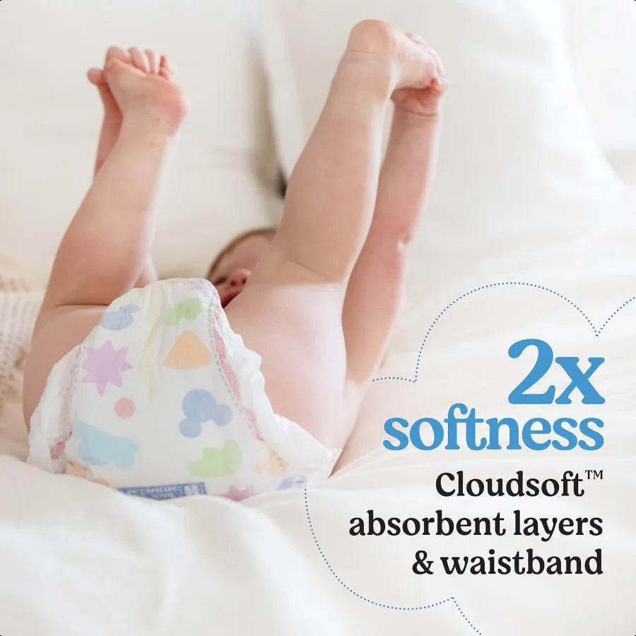 Hies Size 1 Diapers Snug Dry Newborn Diapers Size 1 814 lbs 128 Count Packaging May Vary