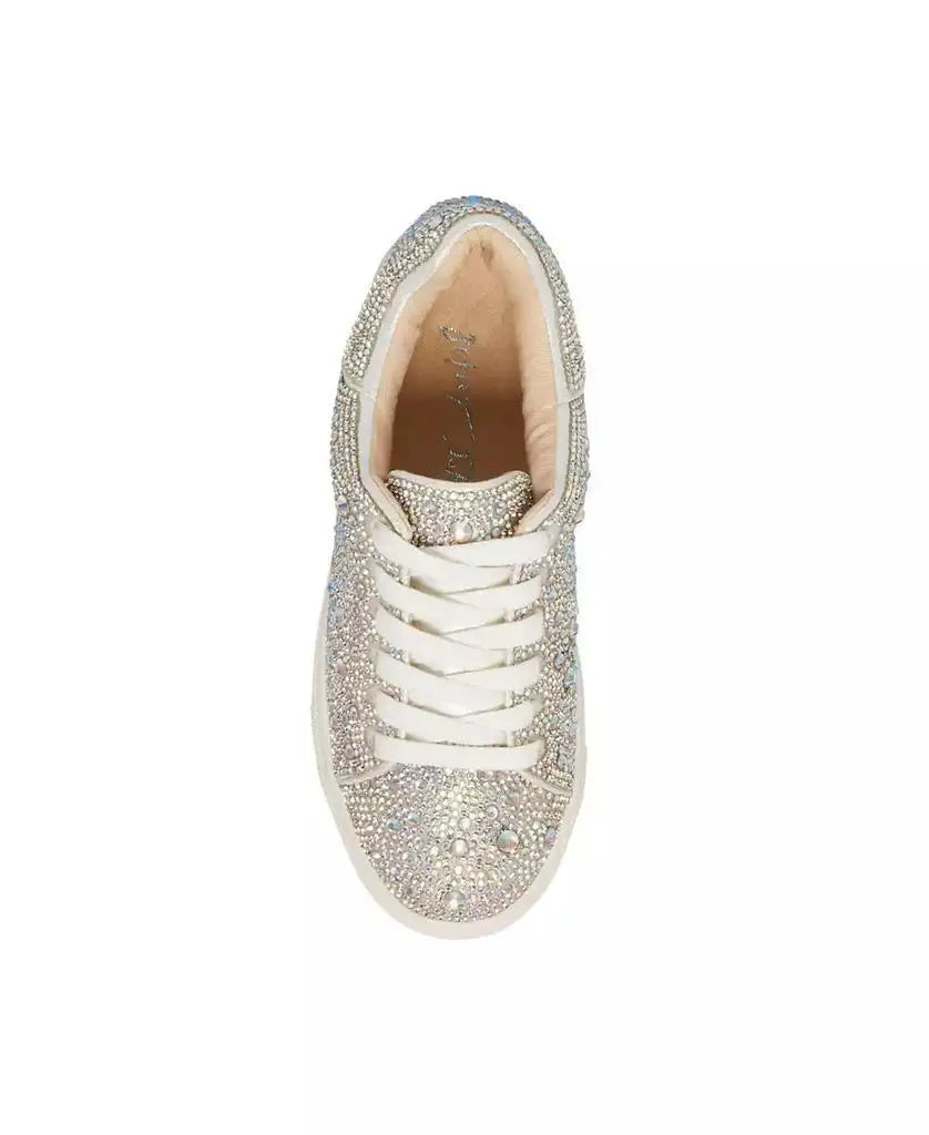 Betsey Johnson | Little and Big Girls Sidny Rhinestone Sneakers