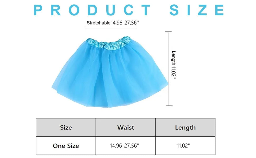 Baby Girls Tutu Skirts Kids Elastic Waist Pettiskirt Girl Princess Tulle Skirt Mini Skirts Children Clothing