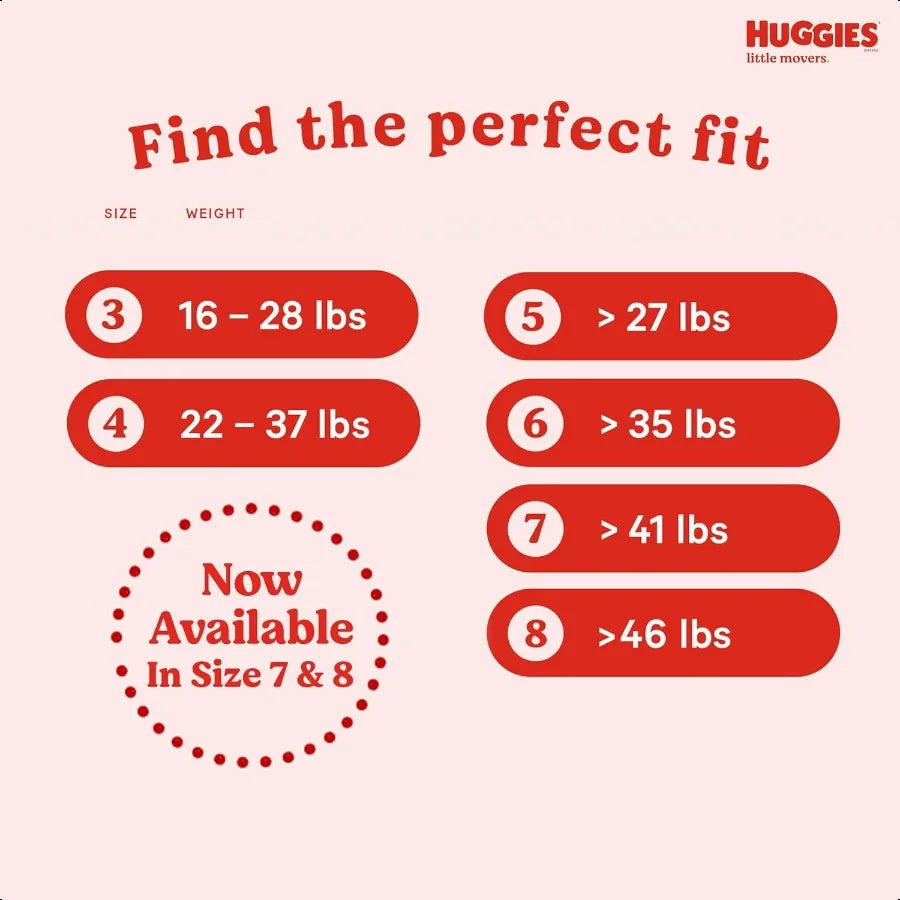 Hies Size 4 Diapers Little Movers Baby Diapers Size 4 2237 lbs 120 Count