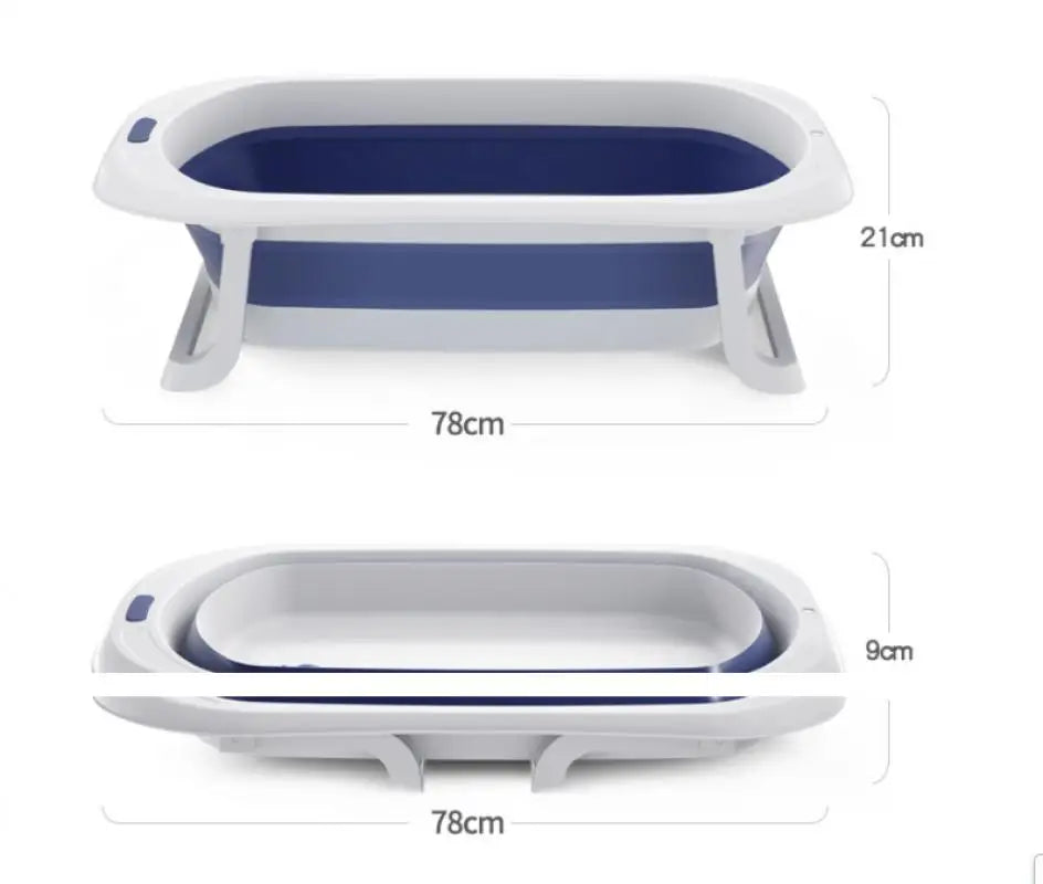 Foldable Baby Bathtub Multifunctional Newborn Bathtub Portable Travel Baby Tub Pillow Infant Anti-Slip Soft Comfort Body Cushion