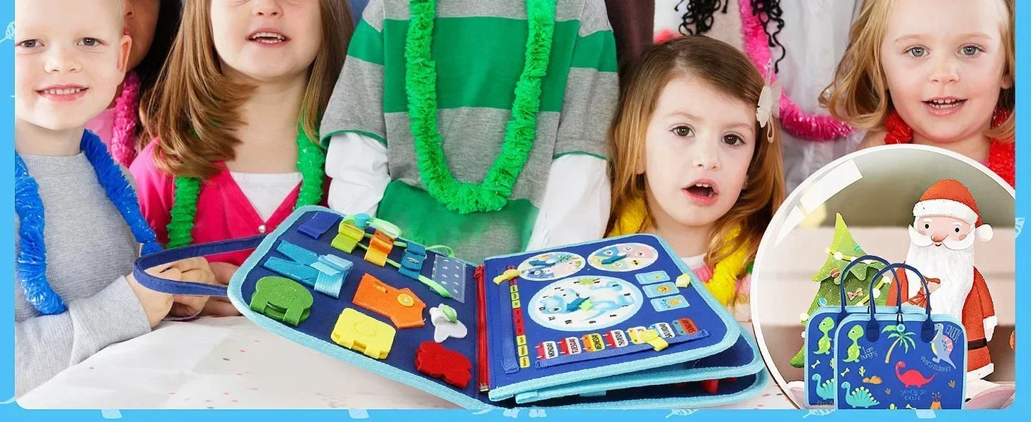 control future Busy Board Toddlers Sensory Activity Montessori Toys 1 Year Old Boy Airplane Travel Essentials Kids Ages 1-3 Road