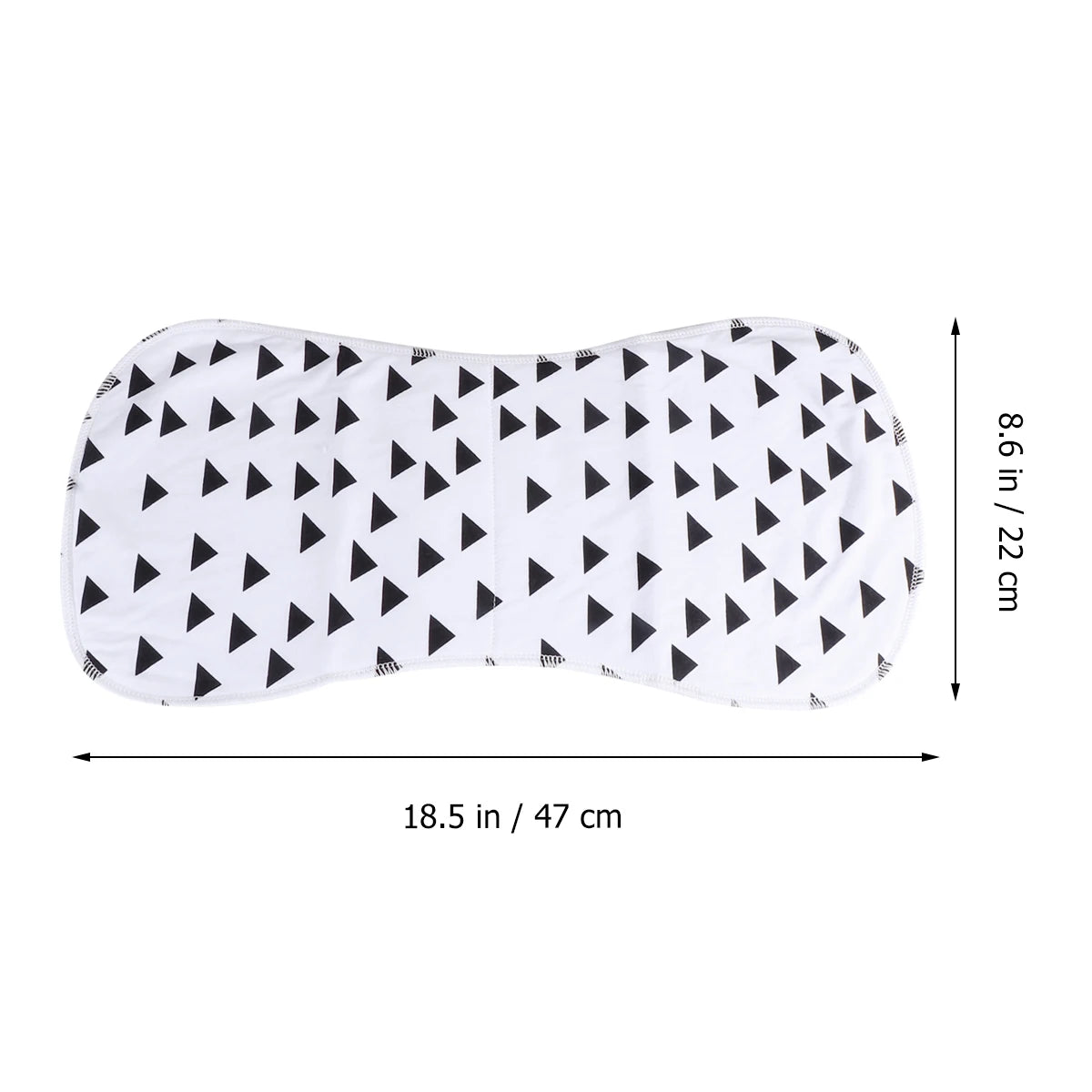 Baby Burp Cloths Nursing Towels Milk Spit Up Rags 3 Layer Soft Cotton Wide Shoulder Cover Bibs Modern Pattern Lightweight Design
