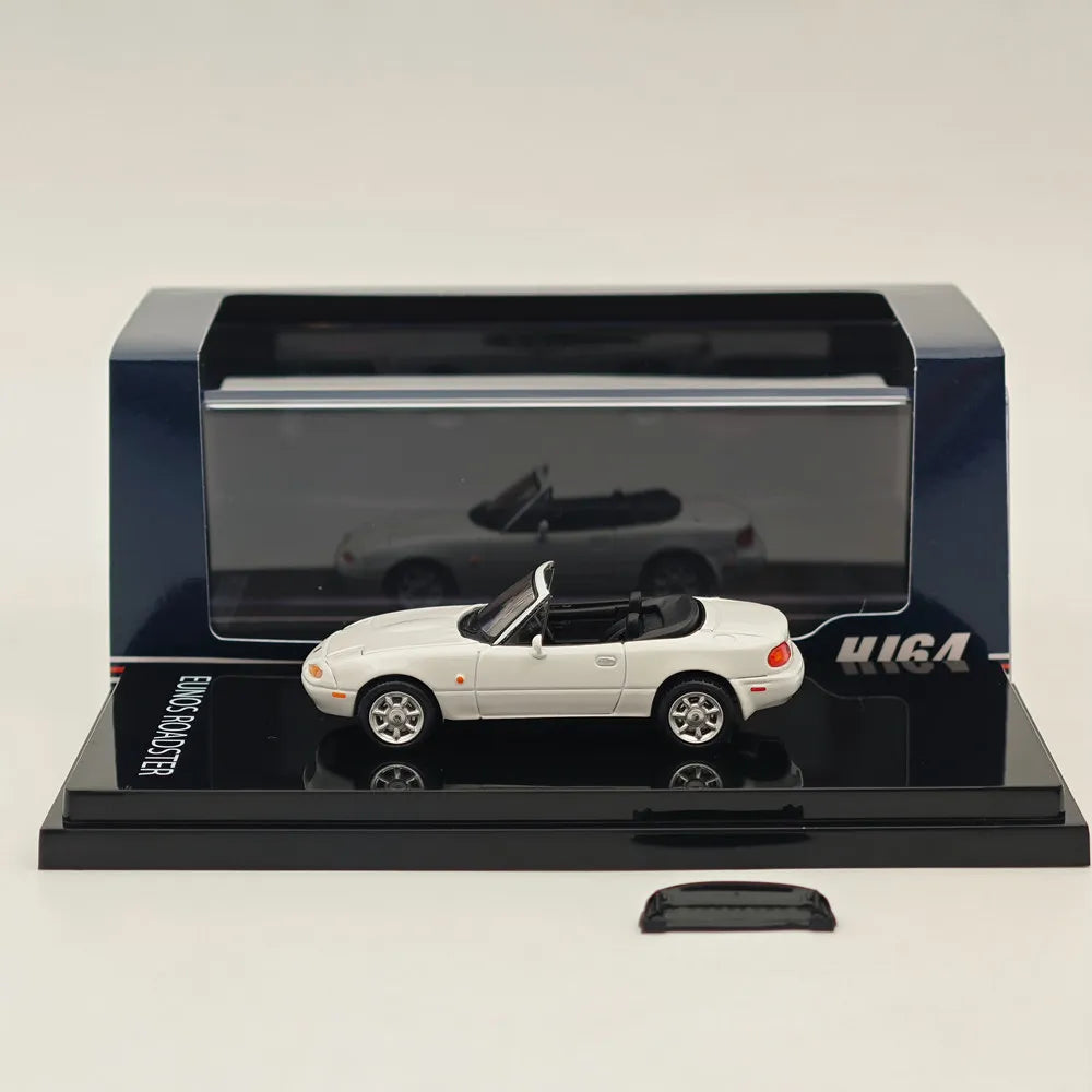 1/64 Hobby JAPAN For EUNOS ROADSTER NA6CE WITH TONNEAU COVER White HJ642025AW Diecast Models Car Limited Collection Toys Gift