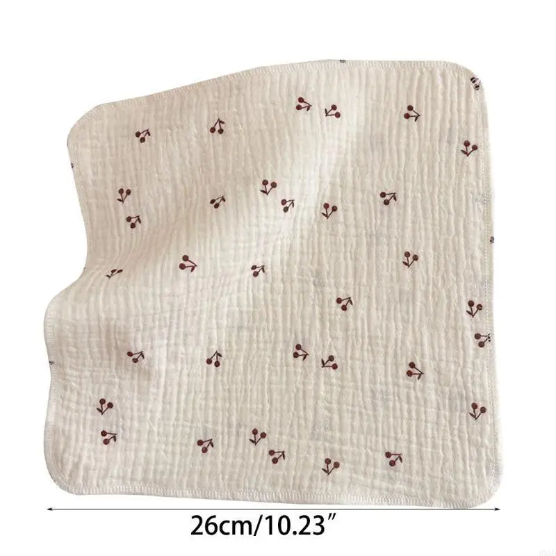 Newborn Burp Cloths Breathable 4-Layer Muslin Square Rags- Baby Washcloths Towel