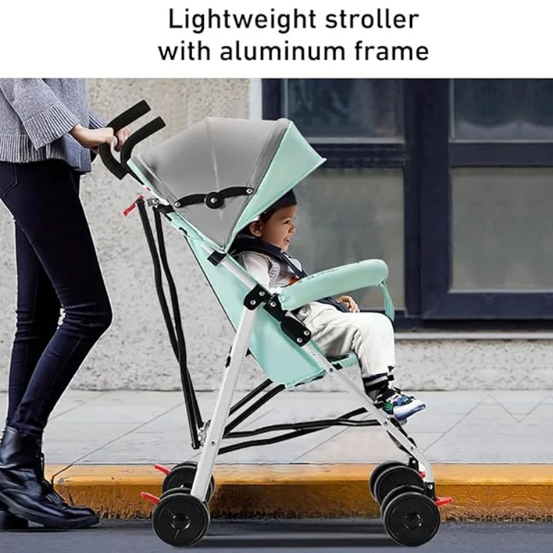 Ultra-Light Travel Stroller For Baby/Kids/Toddler From 0 Months+, Baby Umbrella Stroller | One-Hand Fold, Airplane-Friendly Comp