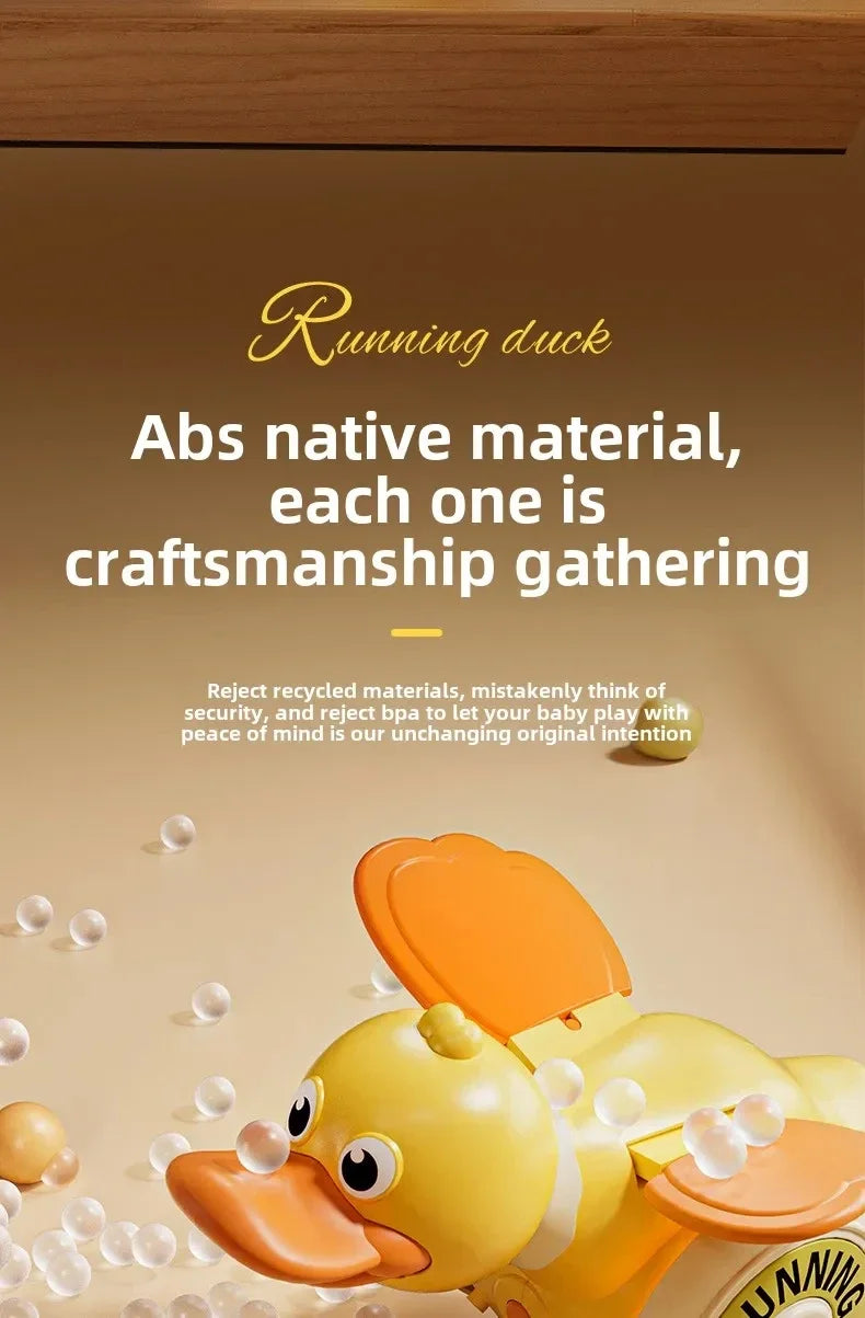 a Rotating Duck Baby Toy Infant Sensory Crawling Dancing Runing Duck Tummy Time Toys For Babies Boy Girl Learning Walking Gifts