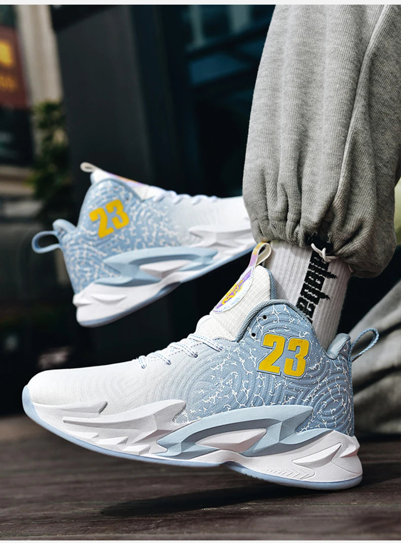 Basketball Shoes Breathable   Non Slip Outdoor Fashion Unisex Sneakers