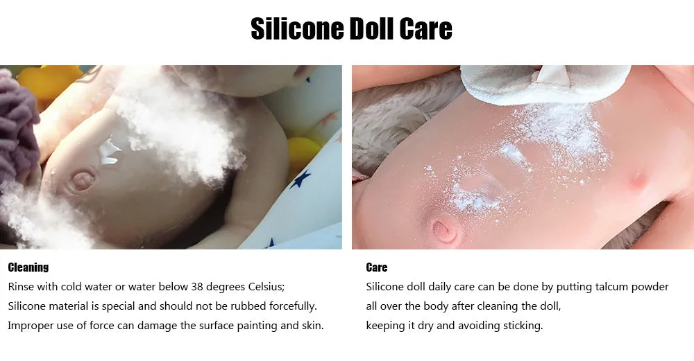 17.72 inch full body soft silicone boy reincarnation doll washable, with realistic baby touch design toy | Gift 🎁| collect