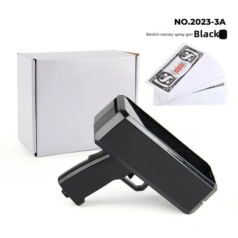 Novel Money Spray Gun Toy For Parties Weddings Gold Dollar Bill Shooter Fun Interactive Game Showers Of Cash