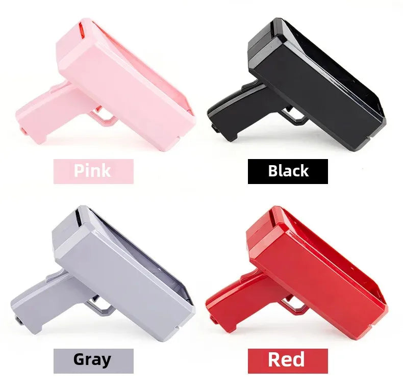 Novel Money Spray Gun Toy For Parties Weddings Gold Dollar Bill Shooter Fun Interactive Game Showers Of Cash