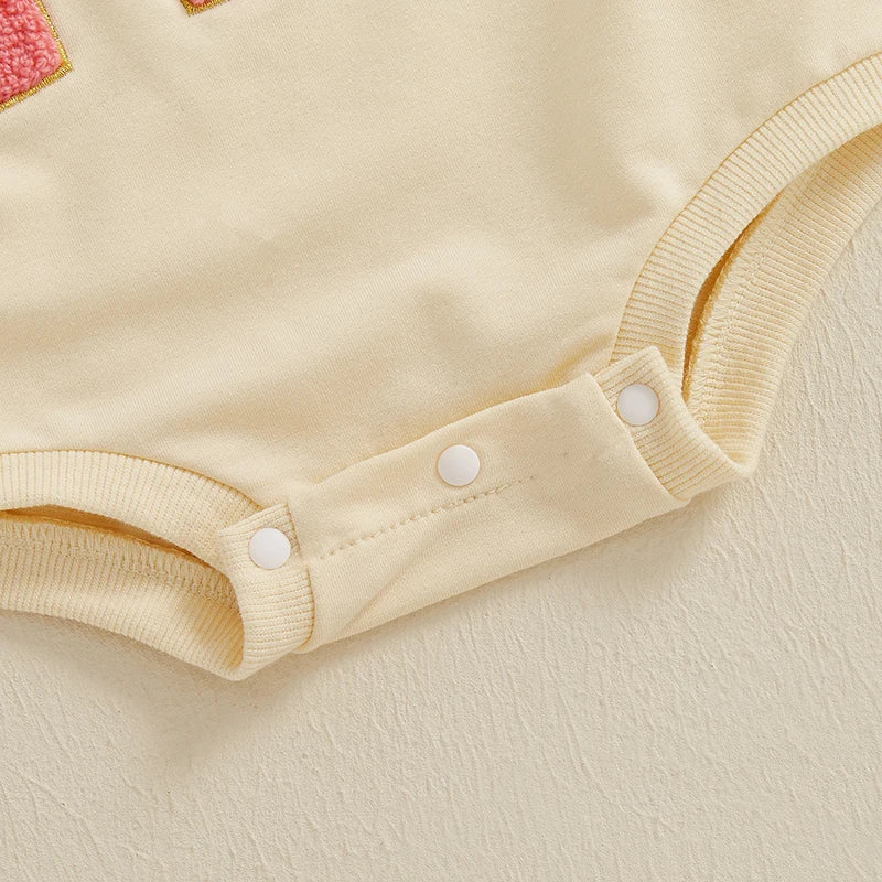 Adorable Baby Twins Matching Romper Set with Fun Embroidered Designs for Newborn Toddler Girl and Boy - Stylish and Cozy