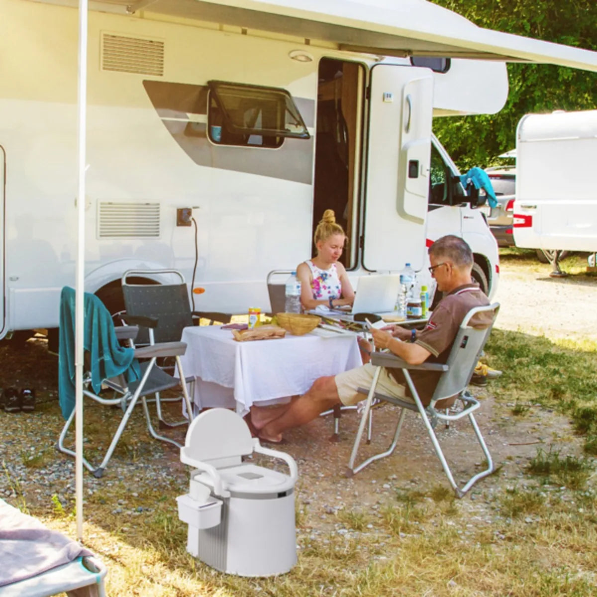 Outdoor Portable Toilet Portable Travel Toilet for Camping  Hiking Toilet Fishing Toilet Elderly Toilet Stool