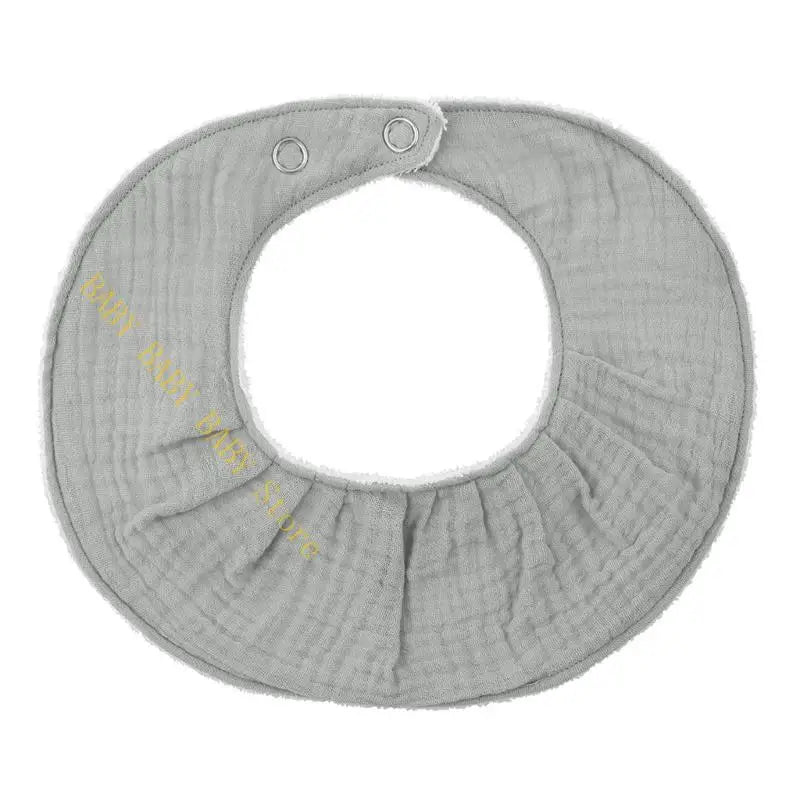 Q81A Newborn Solid Color Cloth Soft Cotton Breathable Spit Towel Bandana Burp Cloth
