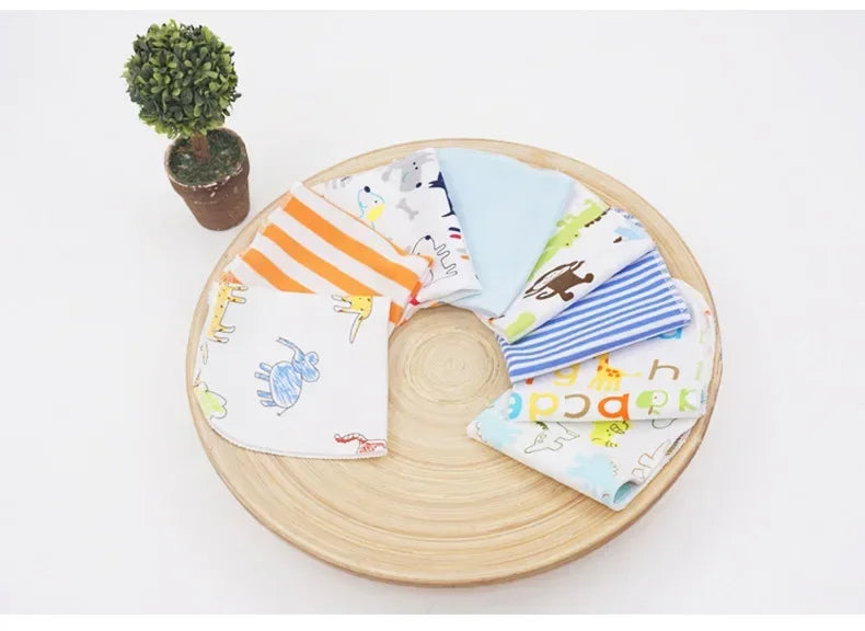 5/8 Pcs Cotton Newborn Baby Towels Set Saliva Towel Nursing Towel Baby Boys Girls Bebe Toalha Washcloth Handkerchief Cloth Wipes