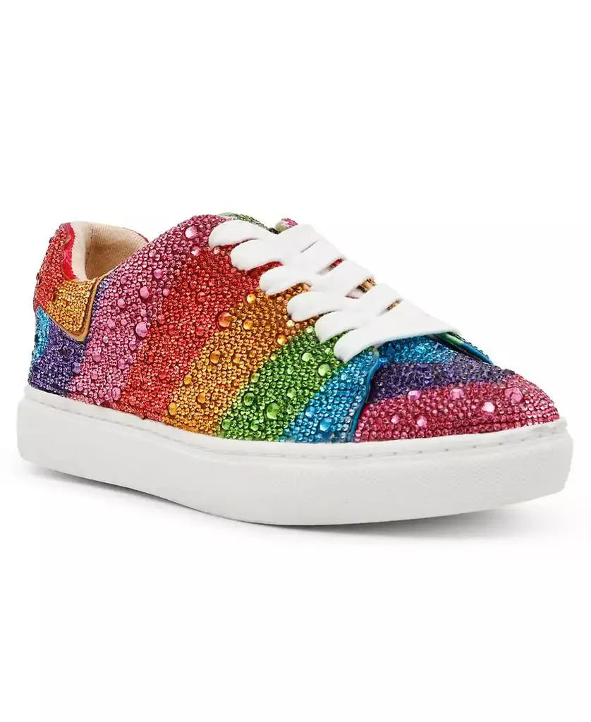 Betsey Johnson | Little and Big Girls Sidny Rhinestone Sneakers
