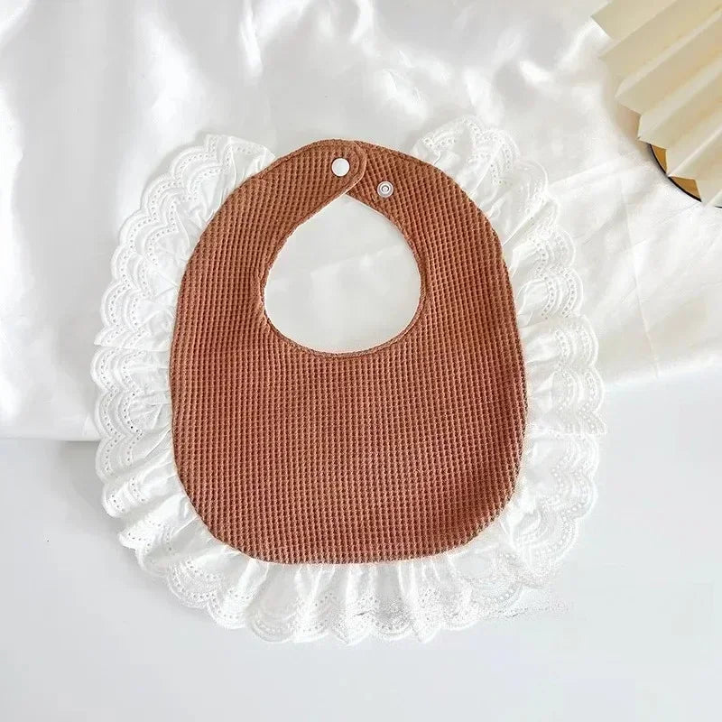INS-style Cotton Bib for Babies U-shaped Waterproof Drool Cloth Spit-up Cloth Baby Accessories Child Care Drool Towel Baby Stuff