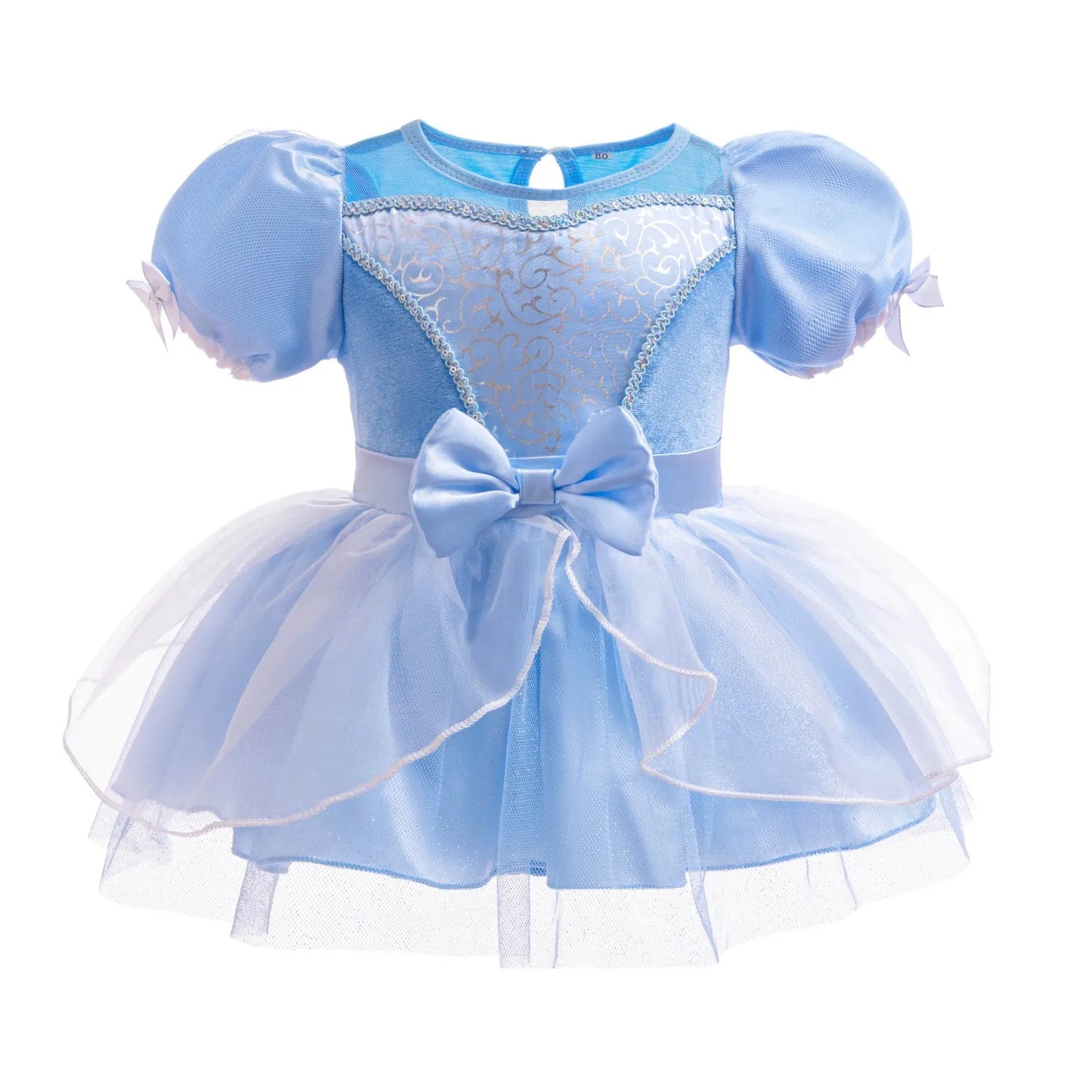 Little Girl Crawling Clothes Disney Movie Princess Role-playing Costume Baby Cute Cotton Jumpsuit Toddlers Birthday Dress