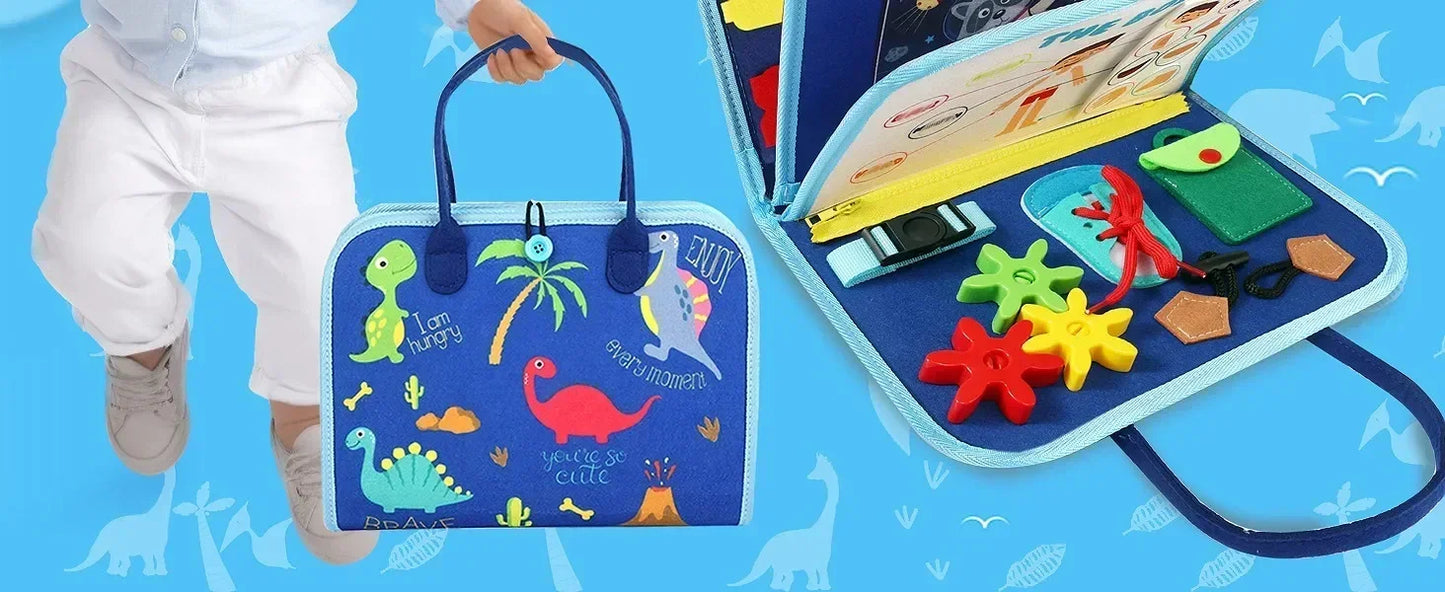 control future Busy Board Toddlers Sensory Activity Montessori Toys 1 Year Old Boy Airplane Travel Essentials Kids Ages 1-3 Road
