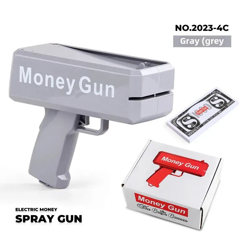 Novel Money Spray Gun Toy For Parties Weddings Gold Dollar Bill Shooter Fun Interactive Game Showers Of Cash