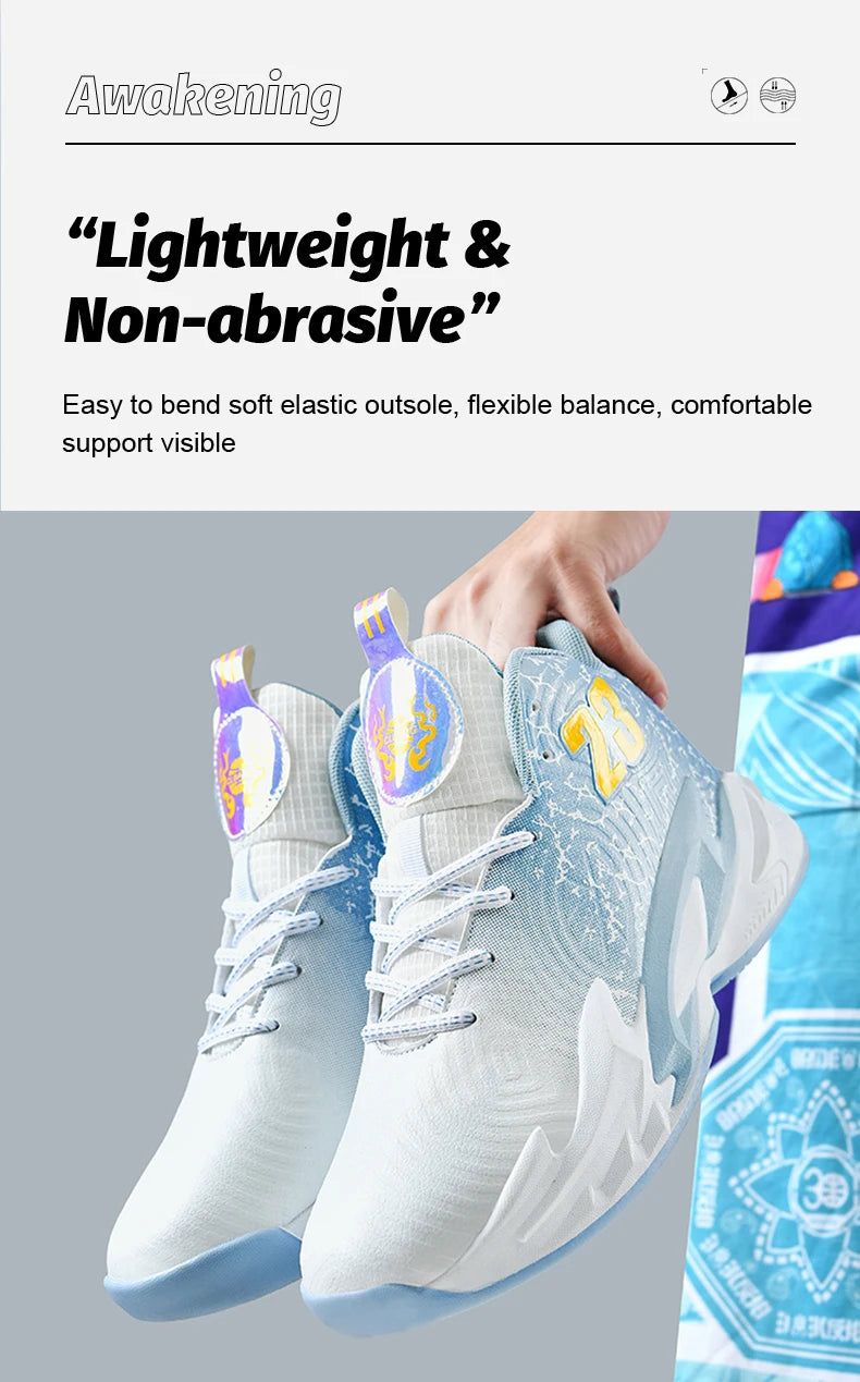 Basketball Shoes Breathable   Non Slip Outdoor Fashion Unisex Sneakers