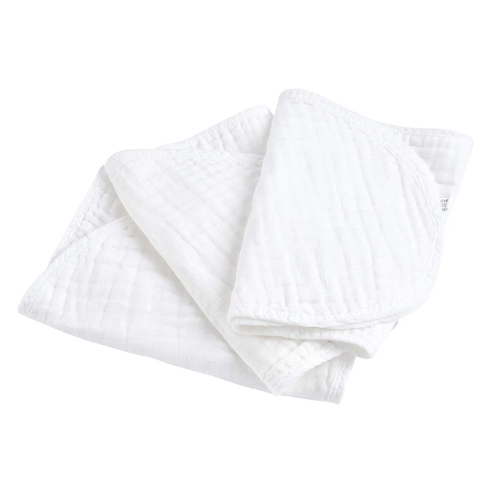 3pcs Cotton Burp Cloths Baby Burping Bibs Newborn Teething Towels Spit Up Protection for Baby Shower Gift Christmas Present