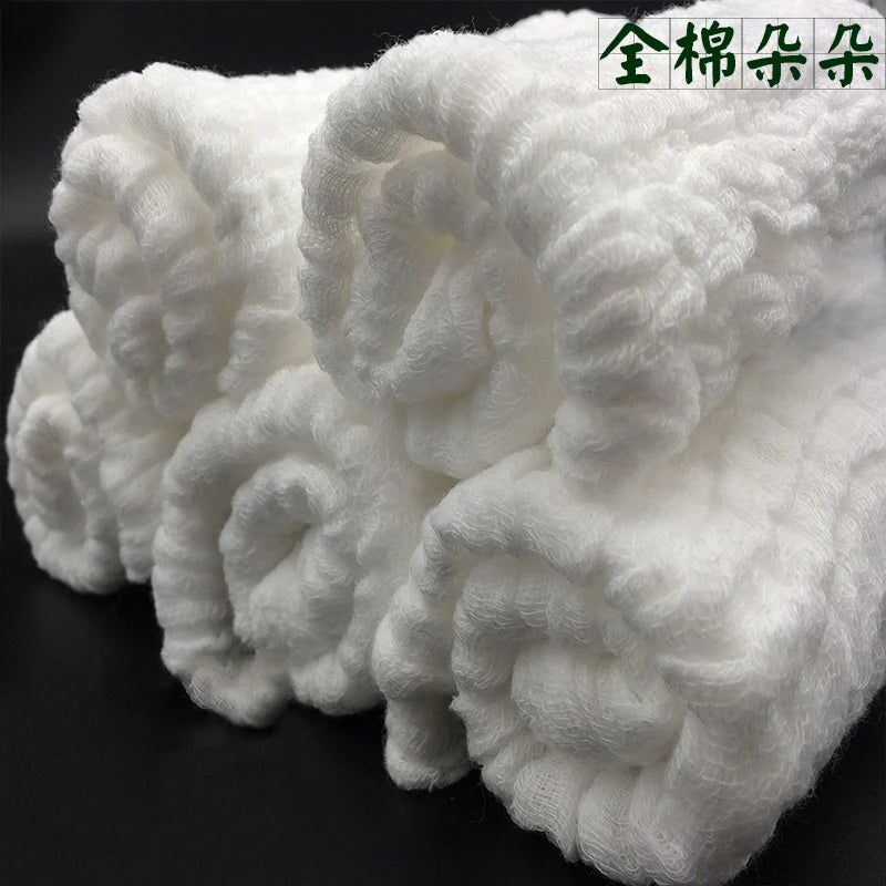 Baby Muslin Washcloths Natural Cotton Baby Wipes Soft Newborn Face Towel Sensitive Skin- Baby Registry 12*12inch Towels 2pcs