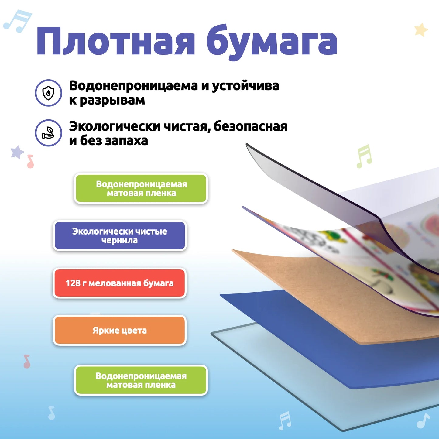Montessori Russian eBook Audiobook Children's Toys, Free 4 Erasable Paintbrushes, Birthday Gift Talking Book Educational Toys
