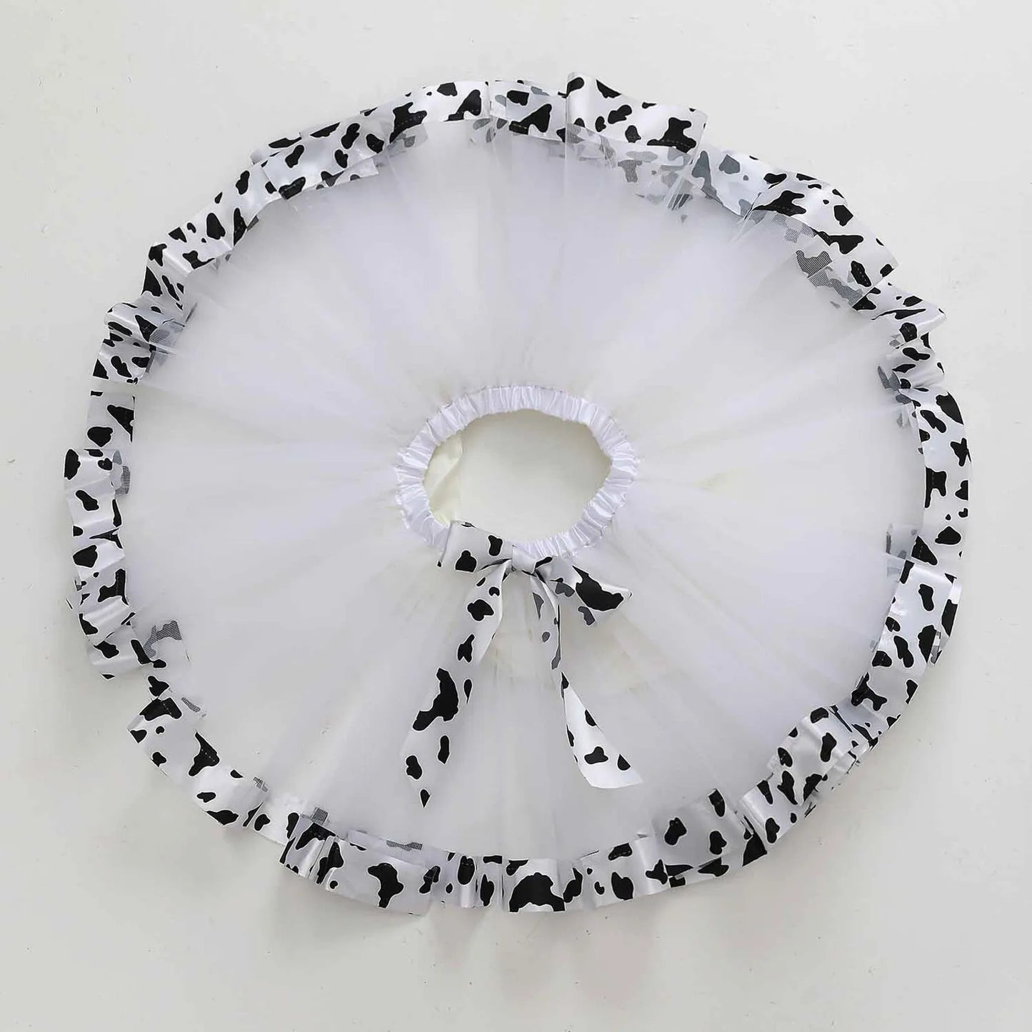 Princess Girl Skirt Kids Baby Girl Tutu Skirt Children Clothing Mini Skirt For Birthday Party Cow Print Layer юбка для девочки