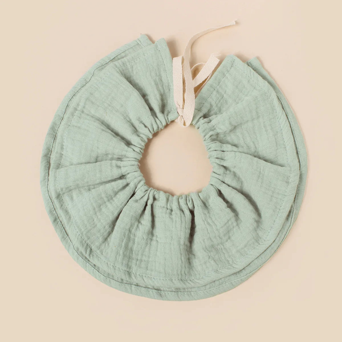 Cotton Gauze Lace Up Baby Bibs New Print Saliva Towel Newborn Burp Cloths Bandana Scarf for Boys Girls Feeding Drool Bib Summer