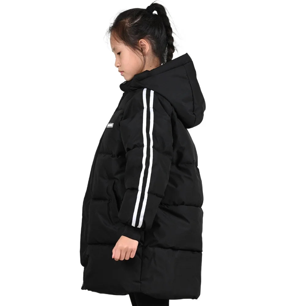 New Winter are Thickened Winter Girls Jacket and Coat Parka Boys Jacket The Medium Length Children's cotton padded clothes for