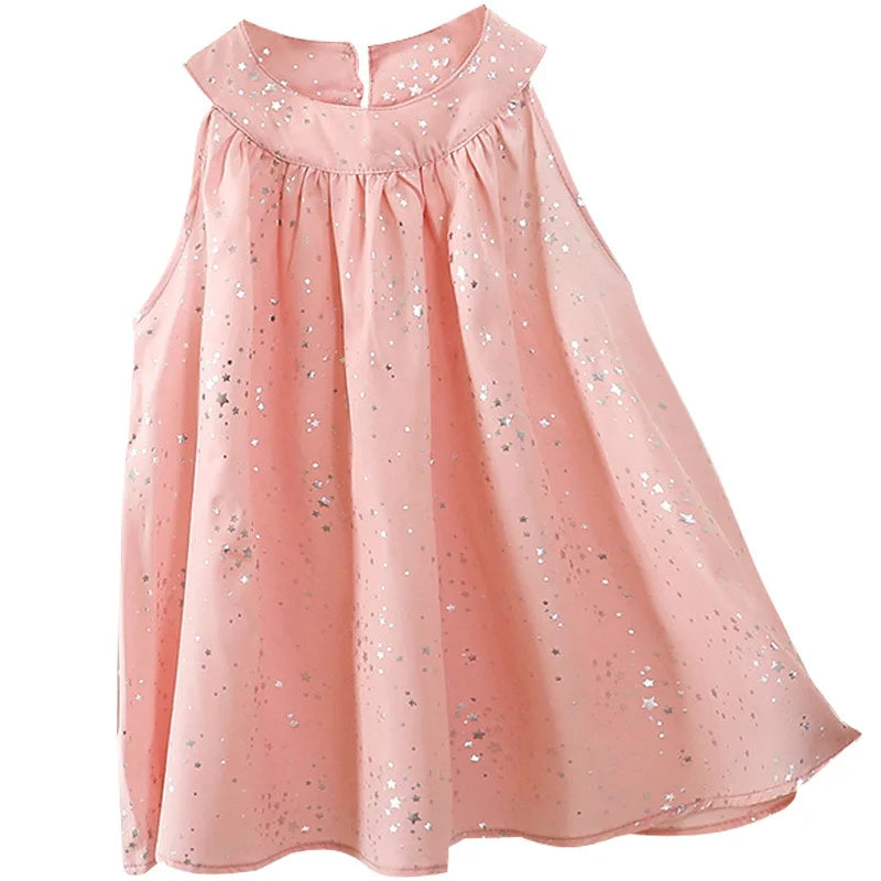 Girls Summer Dress New Arrival Floral Princess Dress with Sleeves Lightweight Breathable Outfit for Toddlers Young Children